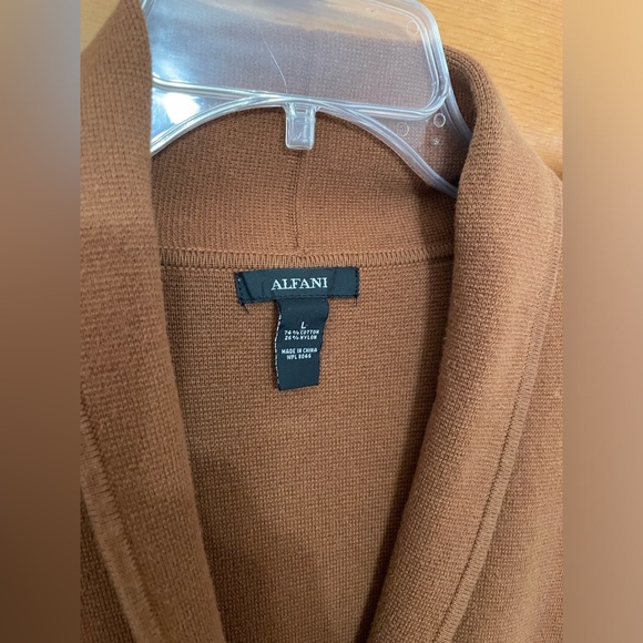 Alfani button up sweater size large - Picture 2 of 3